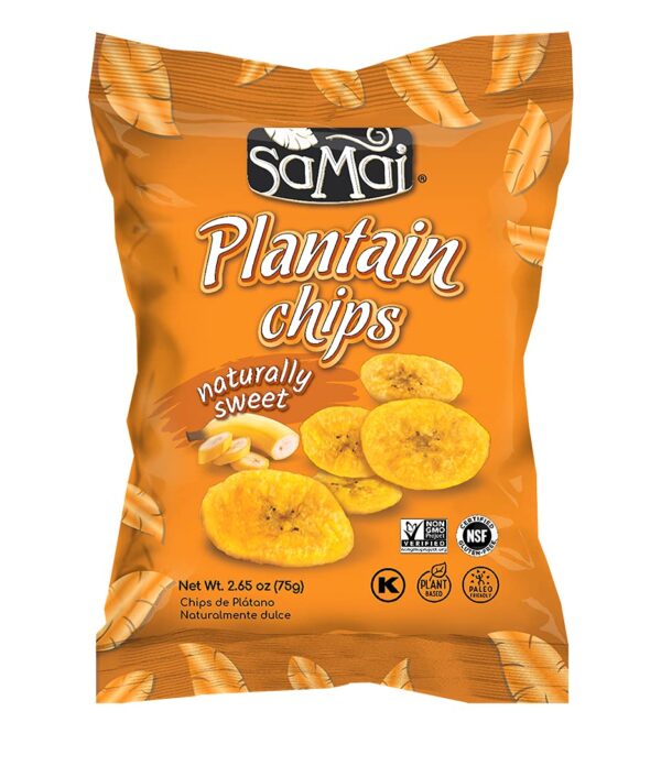 SAMAI Naturally Sweet Plantain Chips 2.65oz