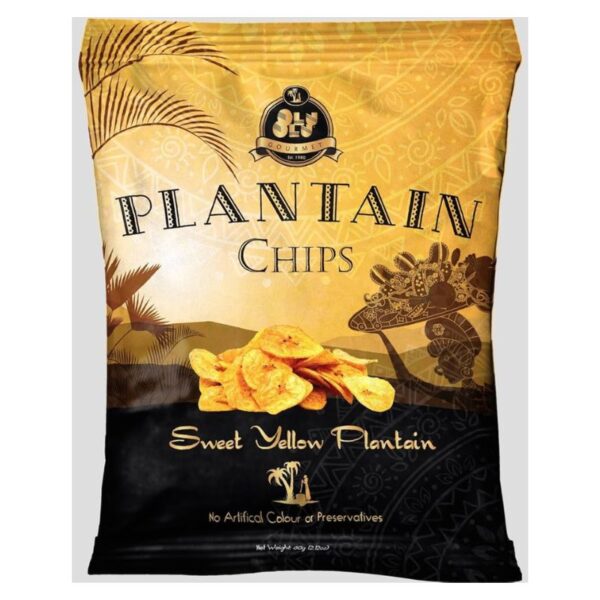 Olu Olu Plantain Chips Sweet Yellow Flavour
