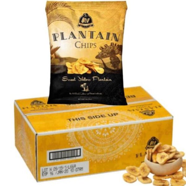 Olu Olu Plantain Chips Sweet Yellow Flavour - Image 2