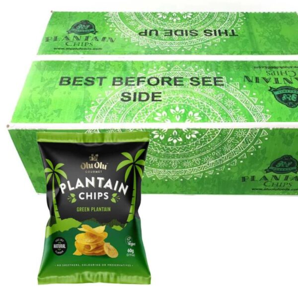 Olu Olu Plantain Chips Green Flavour - Image 2