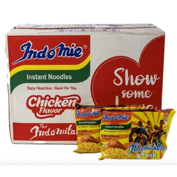 Indomie Instant Noodles Chicken Flavour 40 Pack Box