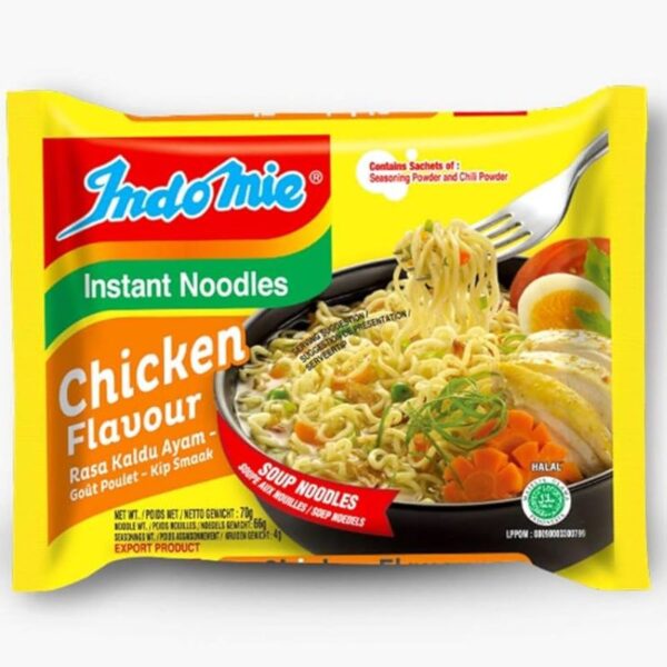 Indomie Instant Noodles Chicken Flavour 40 Pack Box - Image 2