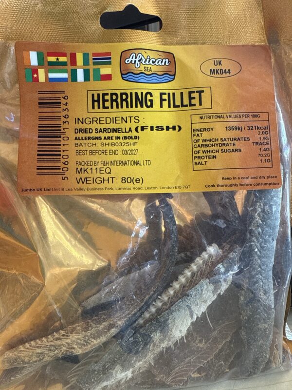 Herring fillet 80g