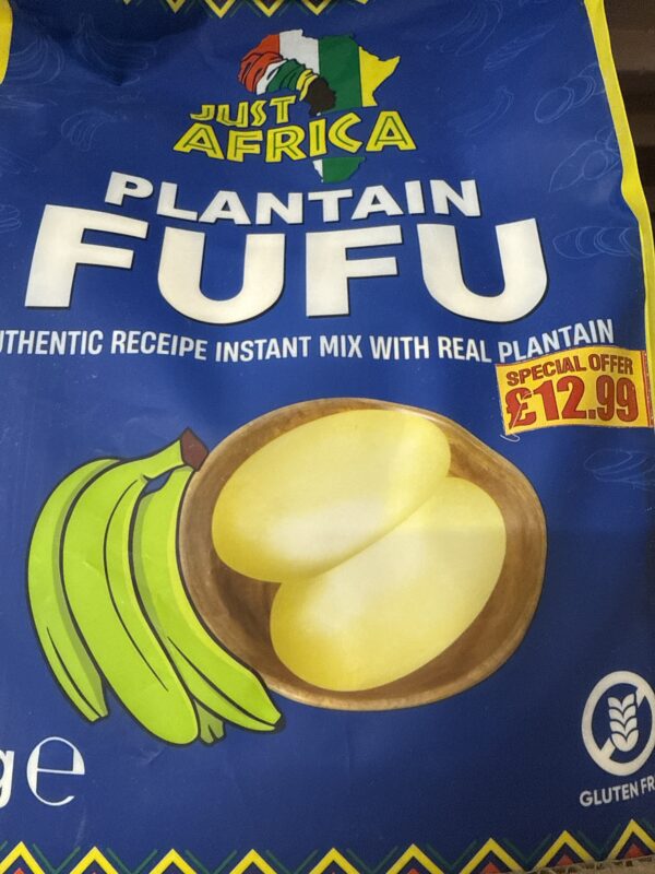Just Africa plantain fufu 4kg
